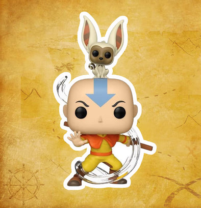 Aang With Momo | Collectors Station | Funko Pop, Figpin, Toys and collectible 