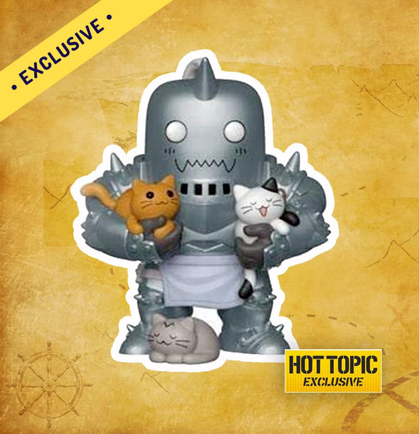 Alphonse Elric with Kittens - Hot Topic Limited Edition Exclusive | Collectors Station | Funko Pop, Figpin, Toys and collectible 