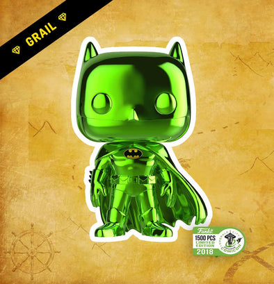 Batman (Emerald Chrome) - 2018 Emerald City Comic Con 3000 PCS Limited Edition Exclusive | Collectors Station | Funko Pop, Figpin, Toys and collectible 