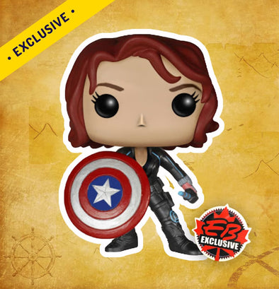 Black Widow (With Shield) - EB Games Limited Edition Exclusive | Collectors Station | Funko Pop, Figpin, Toys and collectible 