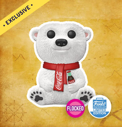 Coca-Cola Polar Bear (Flocked) - Funko-Shop Limited Edition Exclusive | Collectors Station | Funko Pop, Figpin, Toys and collectible 