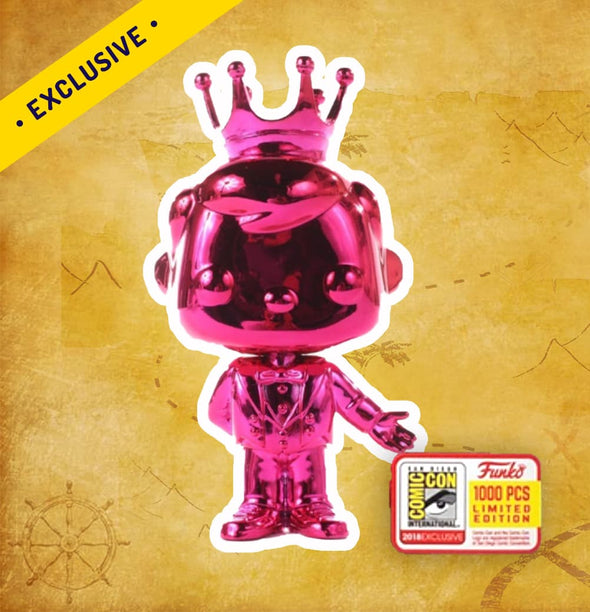 Freddy Funko (Pink Chrome) - 2018 San Diego Comic Con 1000 PCS Limited Edition Exclusive | Collectors Station | Funko Pop, Figpin, Toys and collectible 