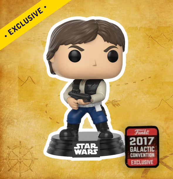 Han Solo (Action Pose) - 2017 Galactic Convention Limited Edition Exclusive | Collectors Station | Funko Pop, Figpin, Toys and collectible 