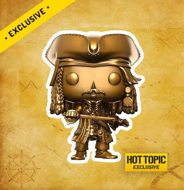 Jack Sparrow (Dead Men Tell No Tales) (Gold) - Hot Topic Limited Edition Exclusive | Collectors Station | Funko Pop, Figpin, Toys and collectible 