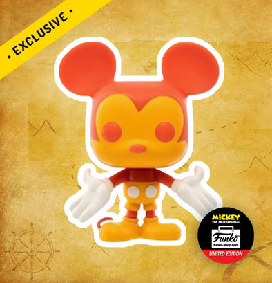 Mickey Mouse (Orange & Yellow) - Funko-Shop Limited Edition Exclusive | Collectors Station | Funko Pop, Figpin, Toys and collectible 