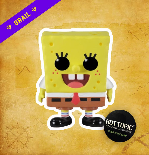 Spongebob Squarepants (Glow In The Dark) - Hot Topic Limited Edition Exclusive | Collectors Station | Funko Pop, Figpin, Toys and collectible 