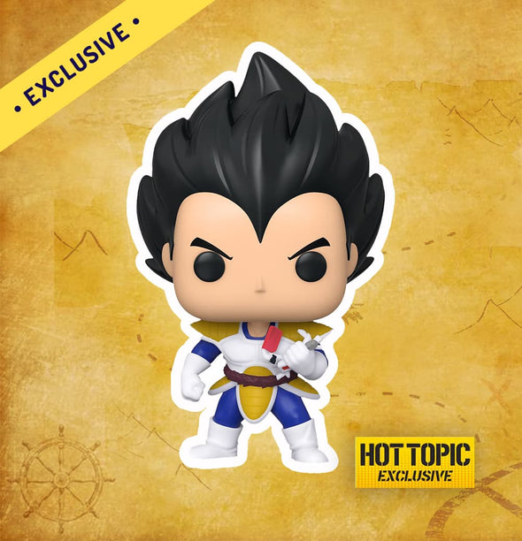Vegeta (Over 9000) - Hot Topic Limited Edition Exclusive | Collectors Station | Funko Pop, Figpin, Toys and collectible 