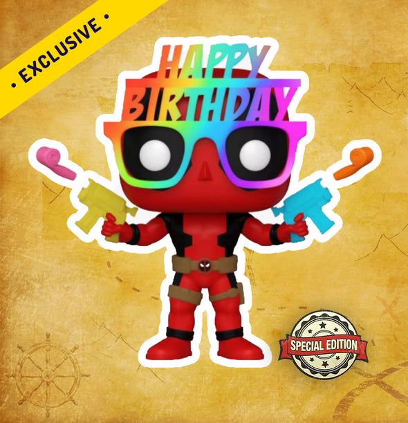 Birthday Glasses Deadpool - Special Edition Exclusive