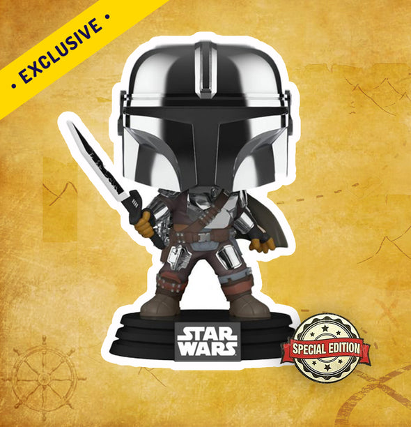 The Mandalorian With Darksaber (Glows In The Dark) - Special Edition Exclusive