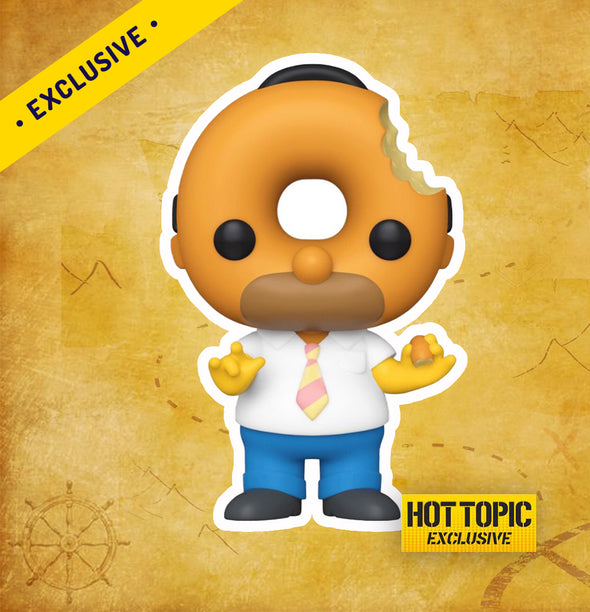 Donut Head Homer - Hot Topic Limited Edition Exclusive