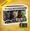 Drogon, Viserion, & Rhaegal (3-Pack) - 2020 Emerald City Comic Con Limited Edition Exclusive