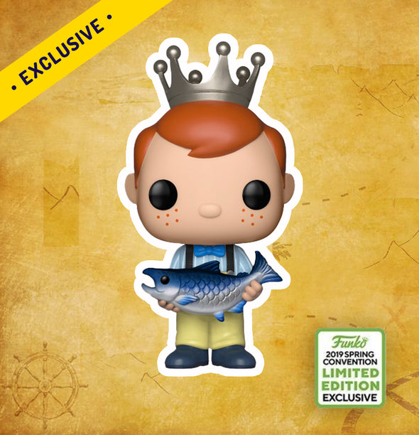 Freddy Funko (With Fish) (Yellow Pants) - 2019 Spring Convention Limited Edition Exclusive