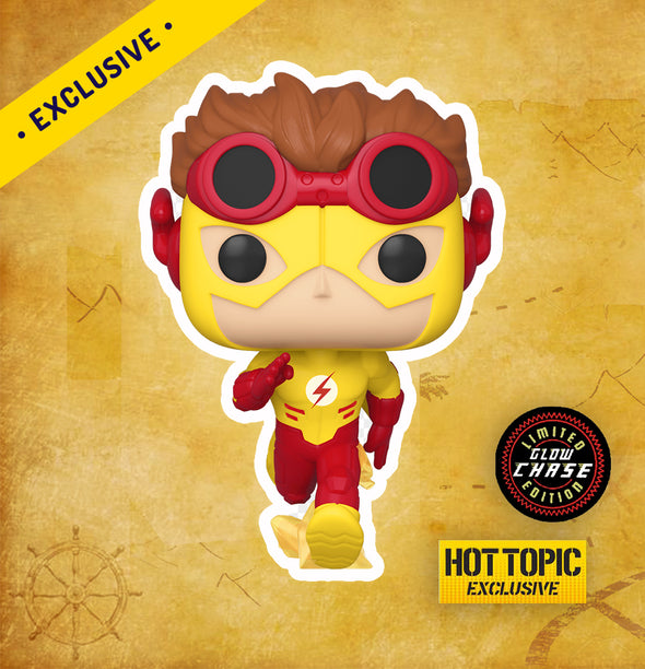 Kid Flash (Glows In The Dark) - Chase Hot Topic Limited Edition Exclusive