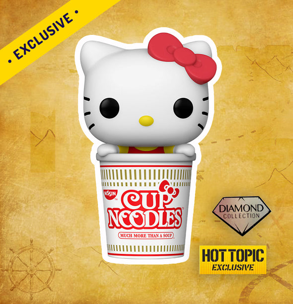 Hello Kitty (In Noodle Cup) (Diamond Collection) - Hot Topic Limited Edition Exclusive