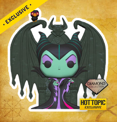 Maleficent On Throne (6-Inch) (Diamond Collection)  - Hot Topic Limited Edition Exclusive