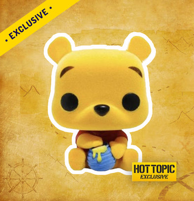 Winnie The Pooh (Sitting) (Flocked) - Hot Topic Limited Edition Exclusive | Collectors Station | Funko Pop, Figpin, Toys and collectible 