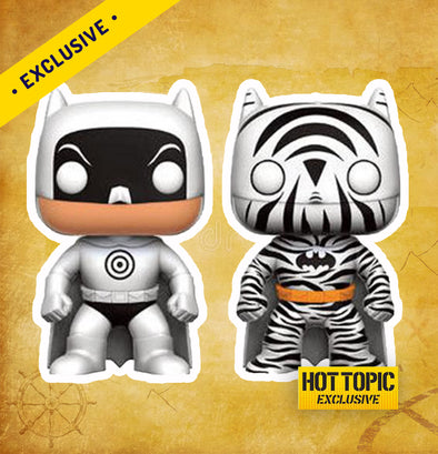 Zebra & Bullseye Batman 2-Pack) - Hot Topic Limited Edition Exclusive